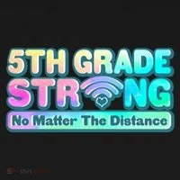 5th Grade Strong No Matter The Distance Distancing Learning Baby Bodysuit thumb 2