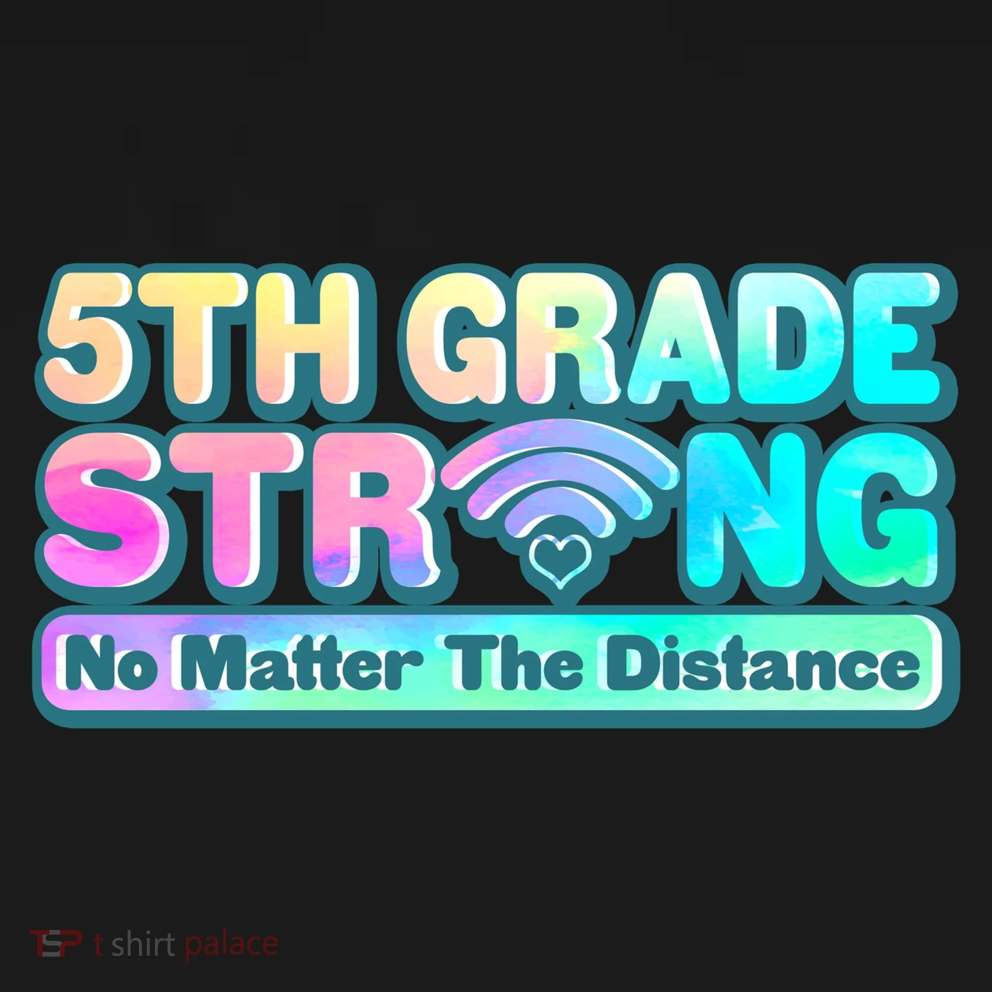 5th Grade Strong No Matter The Distance Distancing Learning Baby Bodysuit