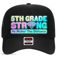 5th Grade Strong No Matter The Distance Distancing Learning Hat thumb 0
