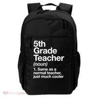5th Grade Teacher Funny Definition Backpack thumb 0
