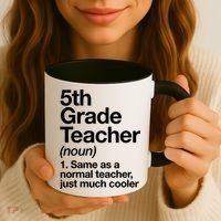 5th Grade Teacher Funny Definition Coffee Mug thumb 3