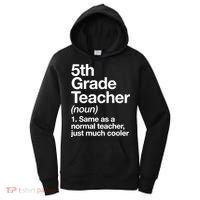5th Grade Teacher Funny Definition Women's Hoodie thumb 0