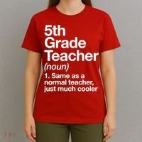 5th Grade Teacher Funny Definition T-Shirt thumb 4
