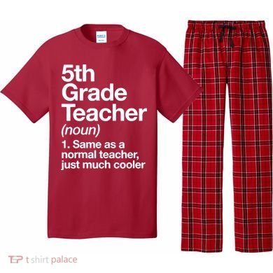 5th Grade Teacher Funny Definition Pajama Set