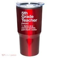 5th Grade Teacher Funny Definition Tumbler thumb 0