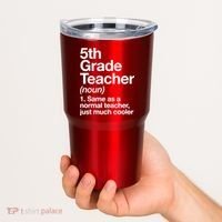 5th Grade Teacher Funny Definition Tumbler thumb 2