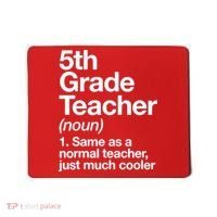 5th Grade Teacher Funny Definition Mousepad thumb 0