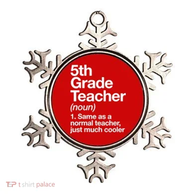 5th Grade Teacher Funny Definition Ornament