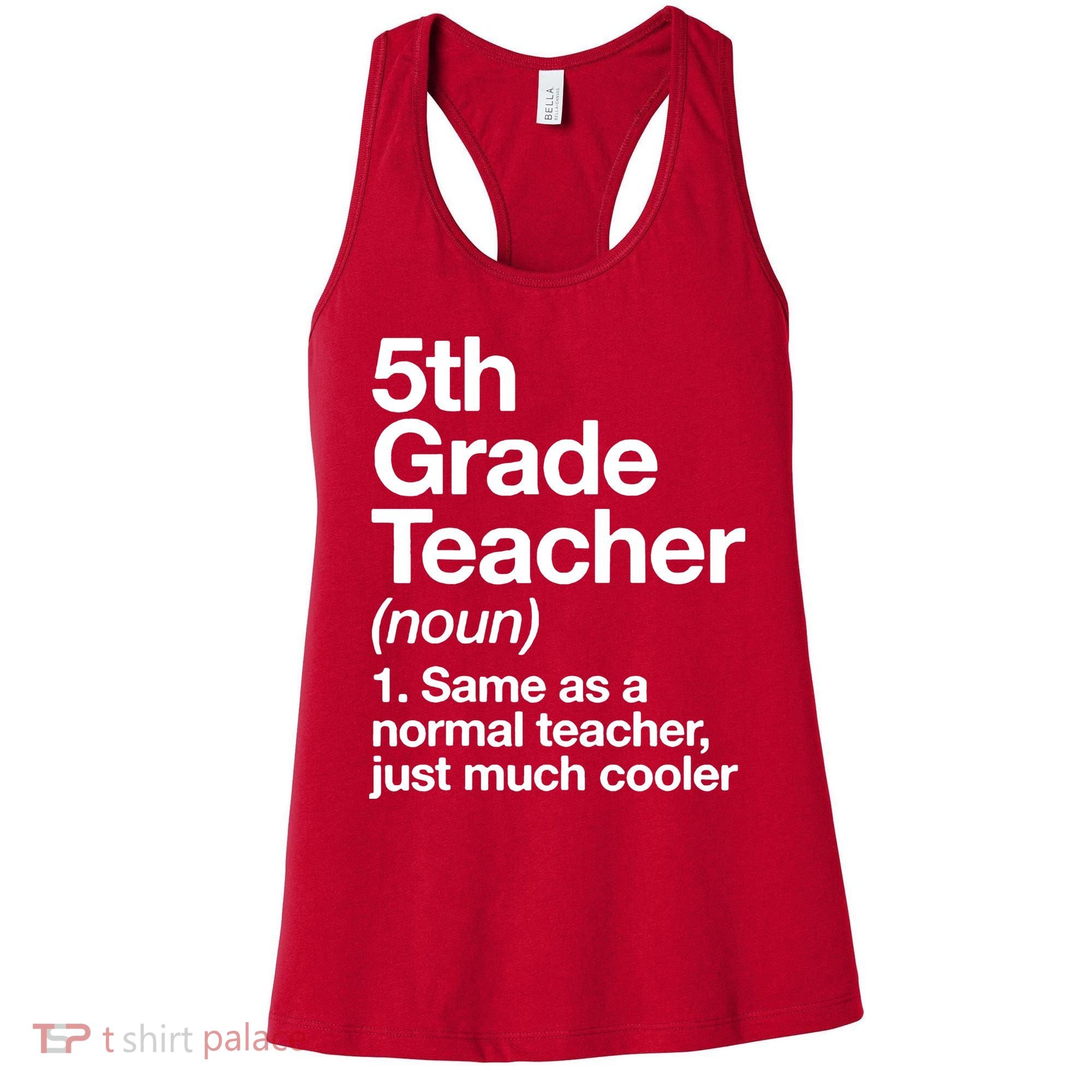 5th Grade Teacher Funny Definition Women's Tank Top