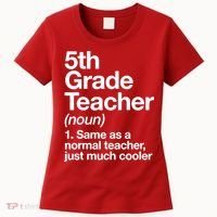 5th Grade Teacher Funny Definition Women's T-Shirt thumb 0