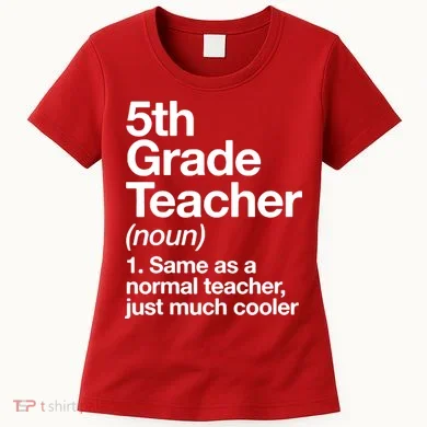 5th Grade Teacher Funny Definition Women's T-Shirt