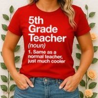 5th Grade Teacher Funny Definition Women's T-Shirt thumb 2