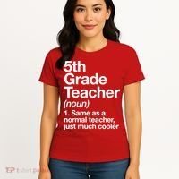 5th Grade Teacher Funny Definition Women's T-Shirt thumb 4