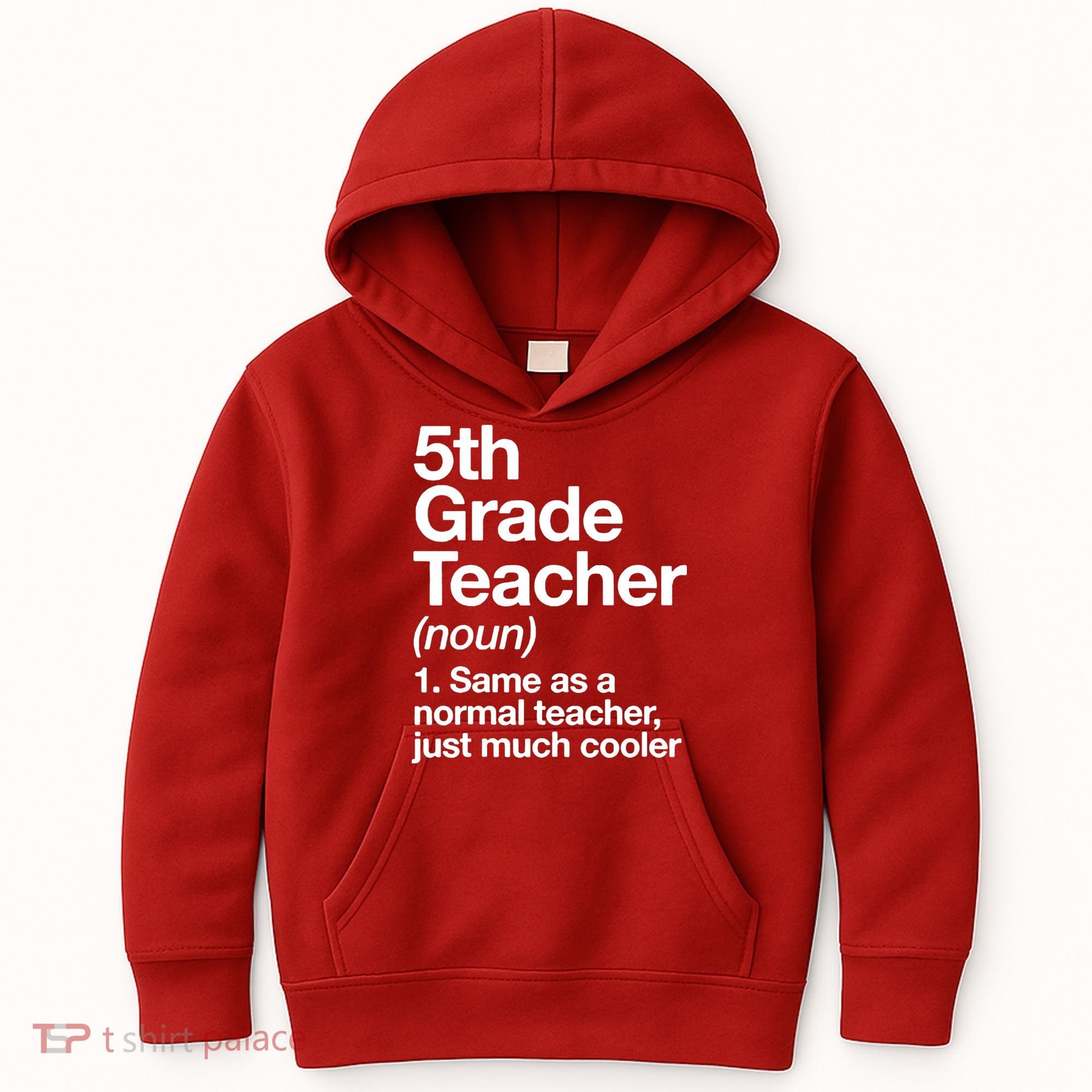 5th Grade Teacher Funny Definition Kids Hoodie