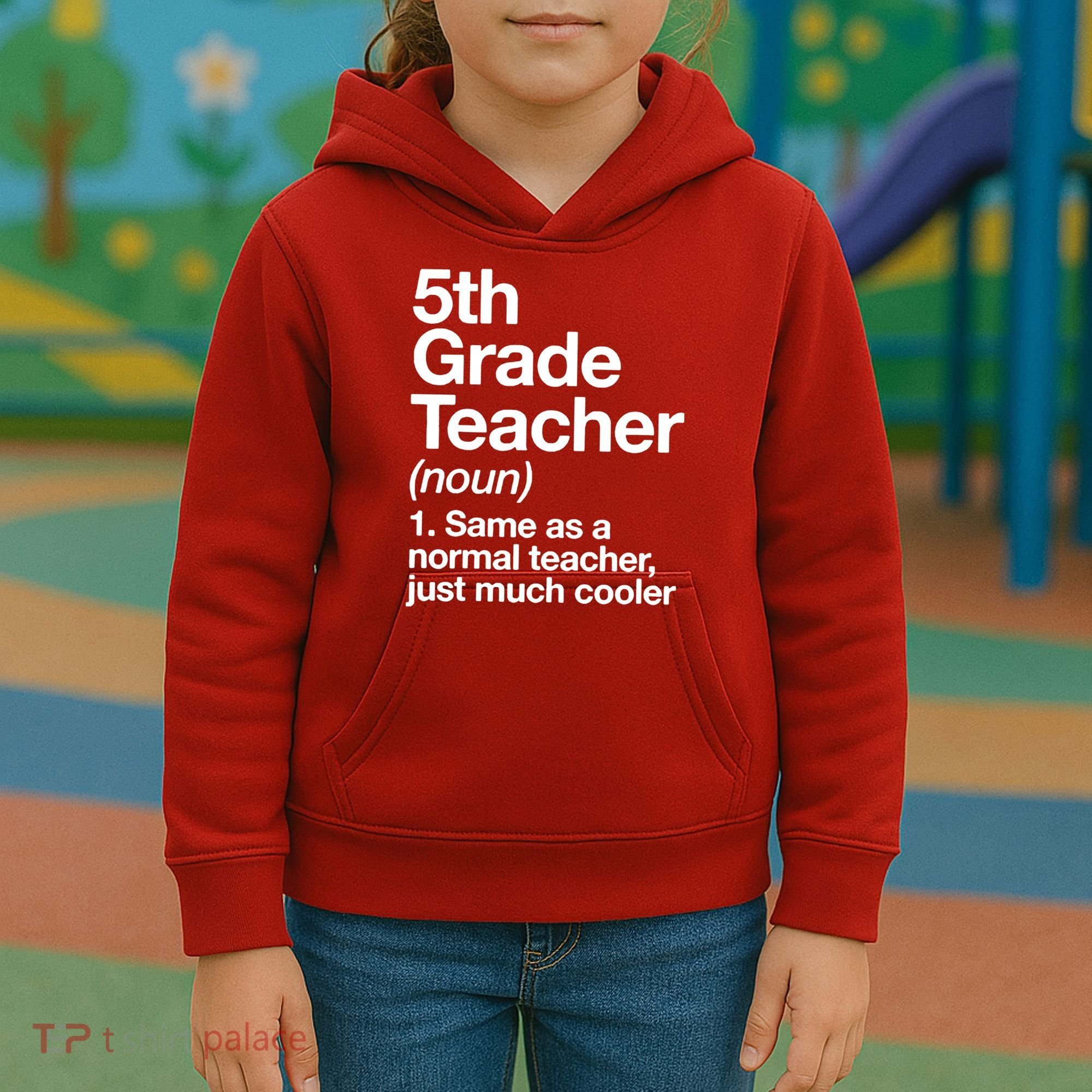 5th Grade Teacher Funny Definition Kids Hoodie