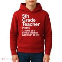 5th Grade Teacher Funny Definition Kids Hoodie thumb 4