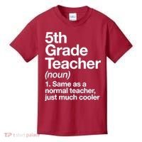 5th Grade Teacher Funny Definition Kids T-Shirt thumb 0