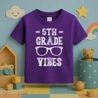 5th Grade Vibes Toddler T-Shirt thumb 3