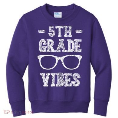 5th Grade Vibes Kids Sweatshirt