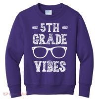5th Grade Vibes Kids Sweatshirt thumb 0