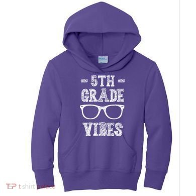 5th Grade Vibes Kids Hoodie