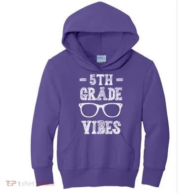 5th Grade Vibes Kids Hoodie