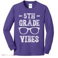 5th Grade Vibes Kids Long Sleeve Shirt thumb 0