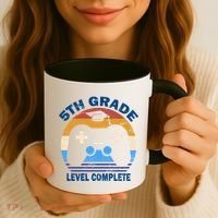 5th Level Complete School Graduation Coffee Mug thumb 3