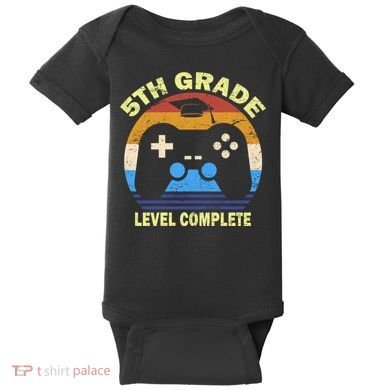 5th Level Complete School Graduation Baby Bodysuit