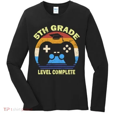 5th Level Complete School Graduation Women's Long Sleeve Shirt