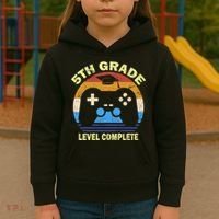 5th Level Complete School Graduation Kids Hoodie thumb 3