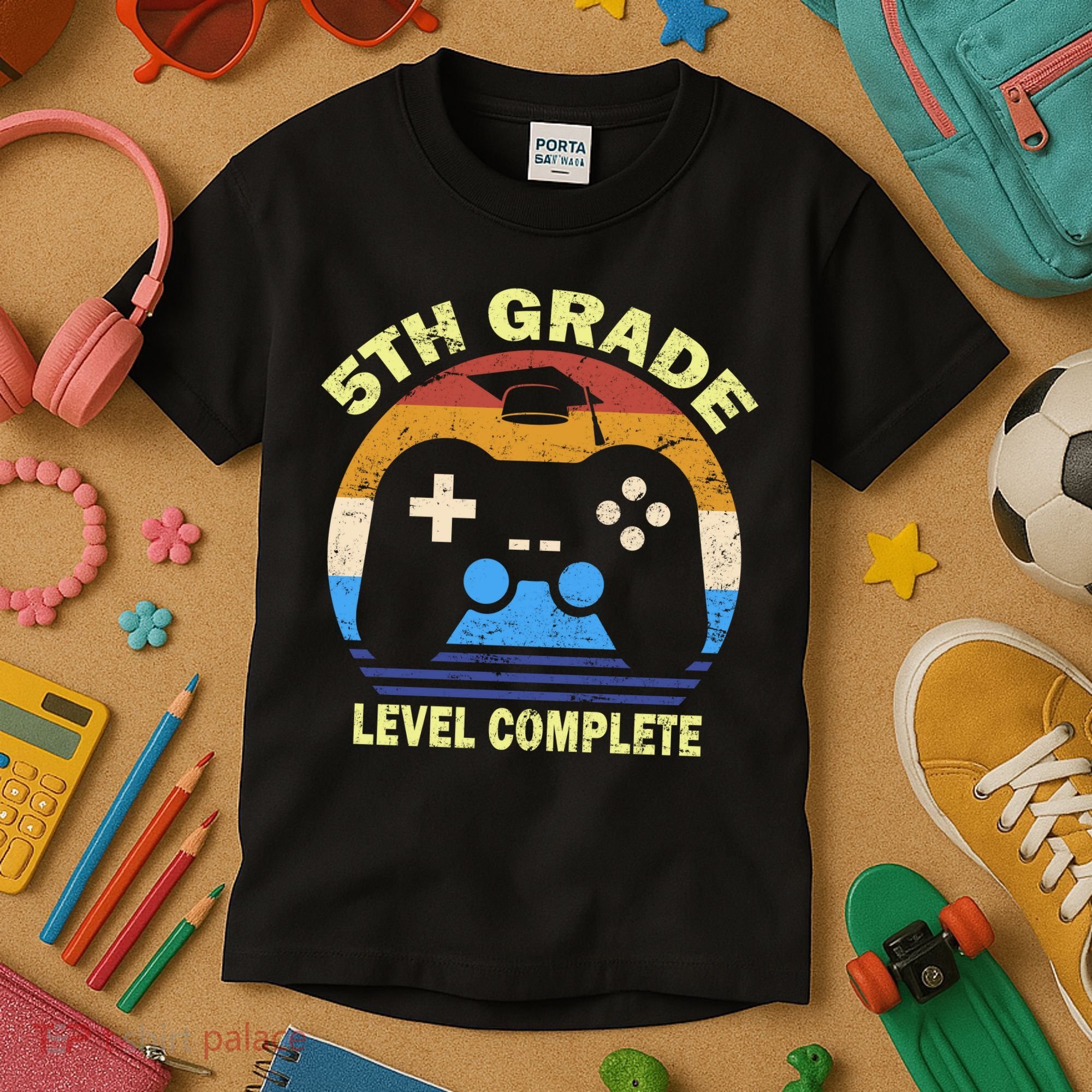 5th Level Complete School Graduation Kids T-Shirt