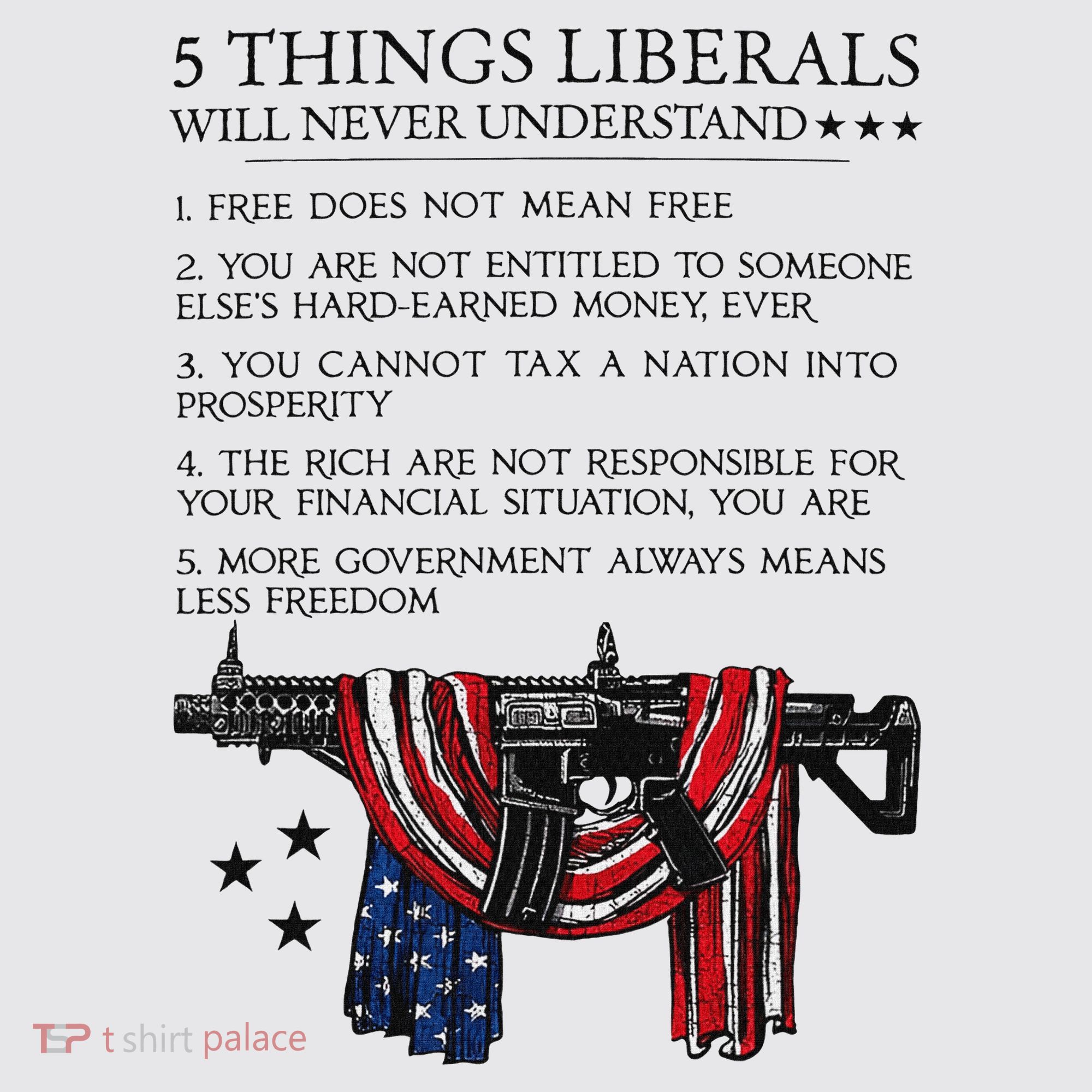 5 Thing Liberals Will Never Understand Womens Funnel Neck Pullover Hood