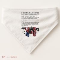 5 Thing Liberals Will Never Understand USA-Made Doggie Bandana thumb 0