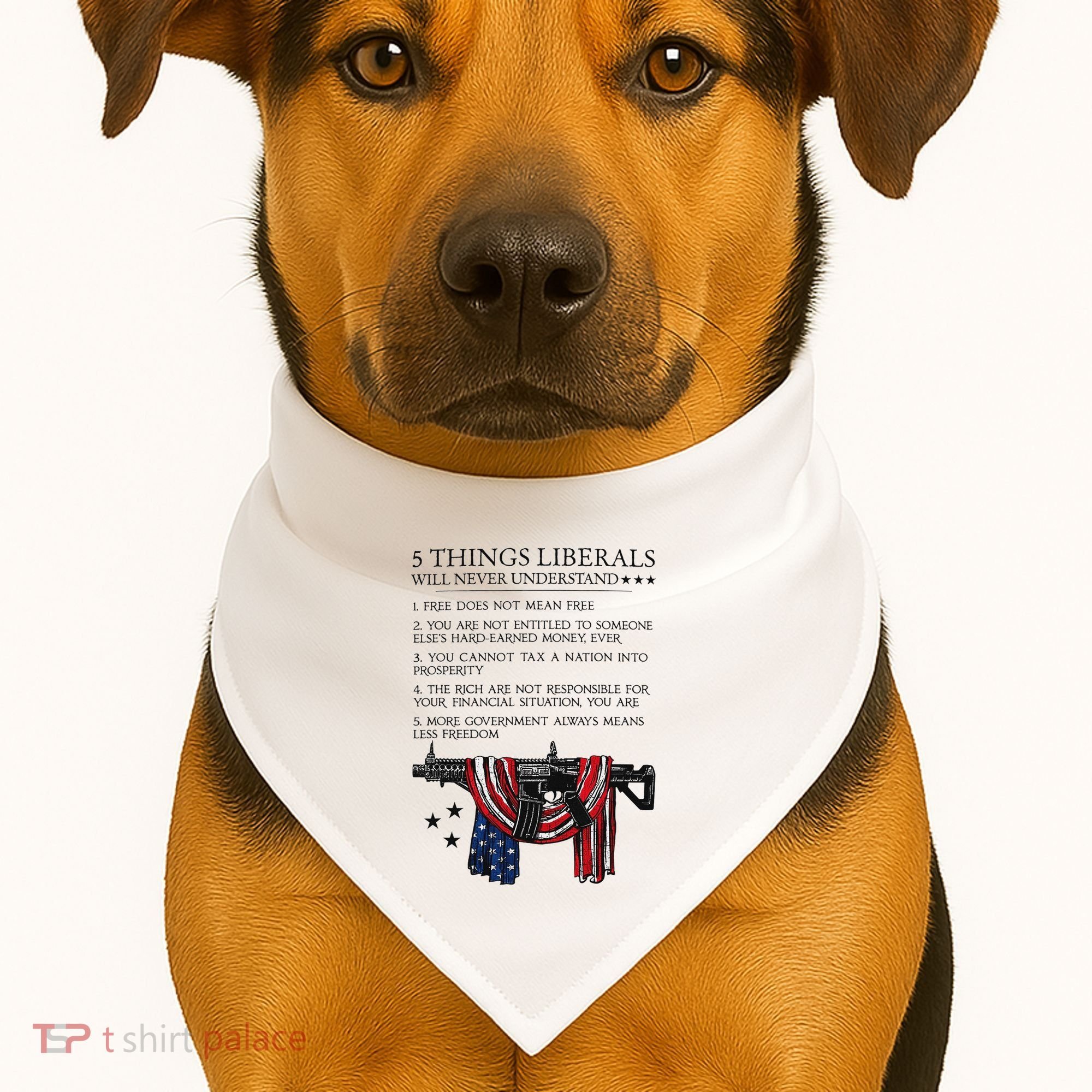 5 Thing Liberals Will Never Understand USA-Made Doggie Bandana