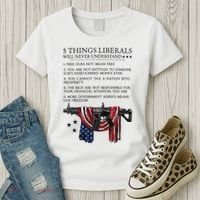 5 Thing Liberals Will Never Understand Women's T-Shirt thumb 3