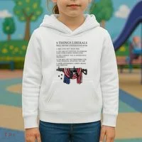 5 Thing Liberals Will Never Understand Kids Hoodie thumb 3