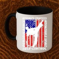 5 Tenets Of Taekwondo Martial Arts Gift Coffee Mug thumb 2