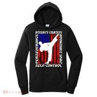 5 Tenets Of Taekwondo Martial Arts Gift Women's Hoodie thumb 0