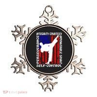 5 Tenets Of Taekwondo Martial Arts Gift Ornament thumb 0