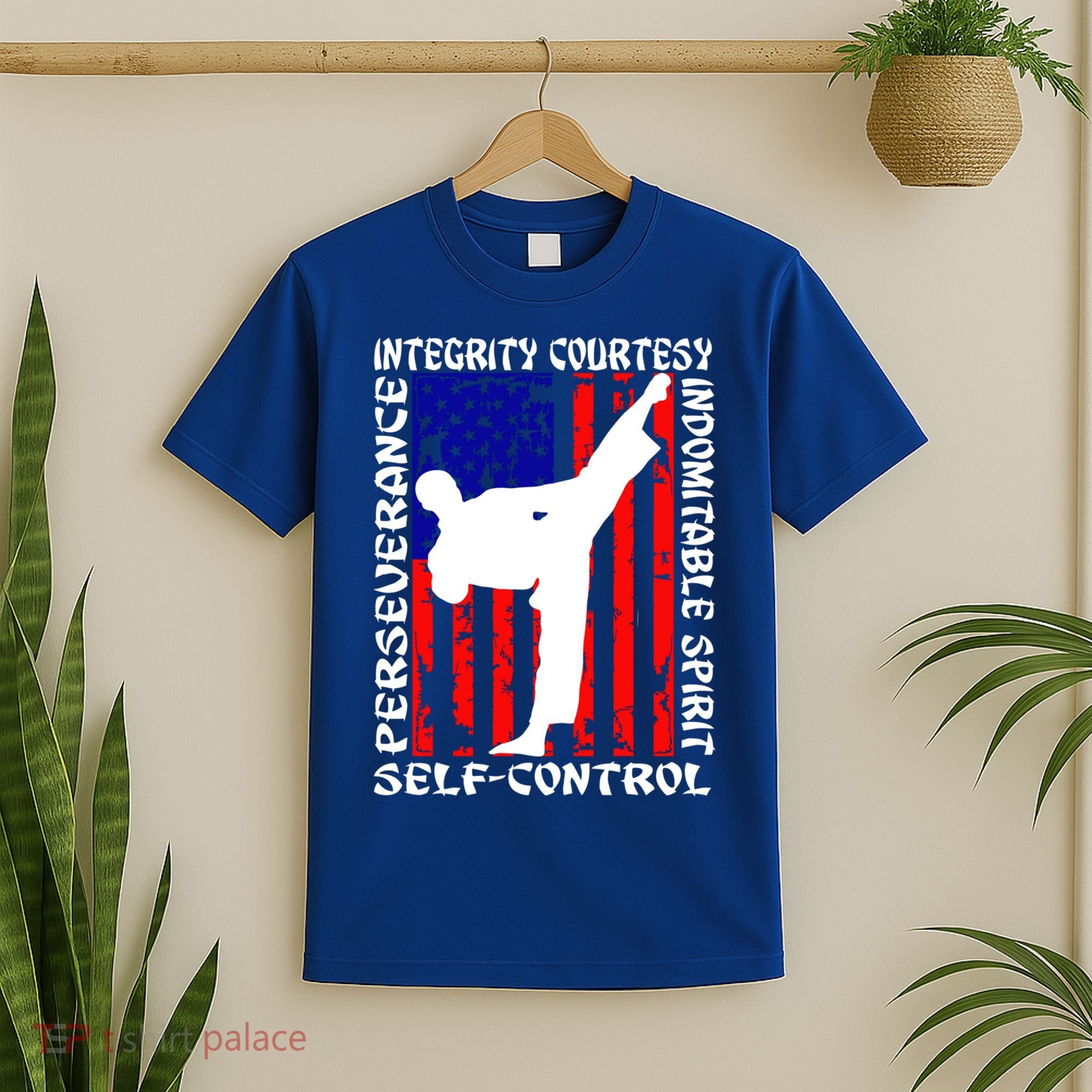 5 Tenets Of Taekwondo Martial Arts Gift T-Shirt