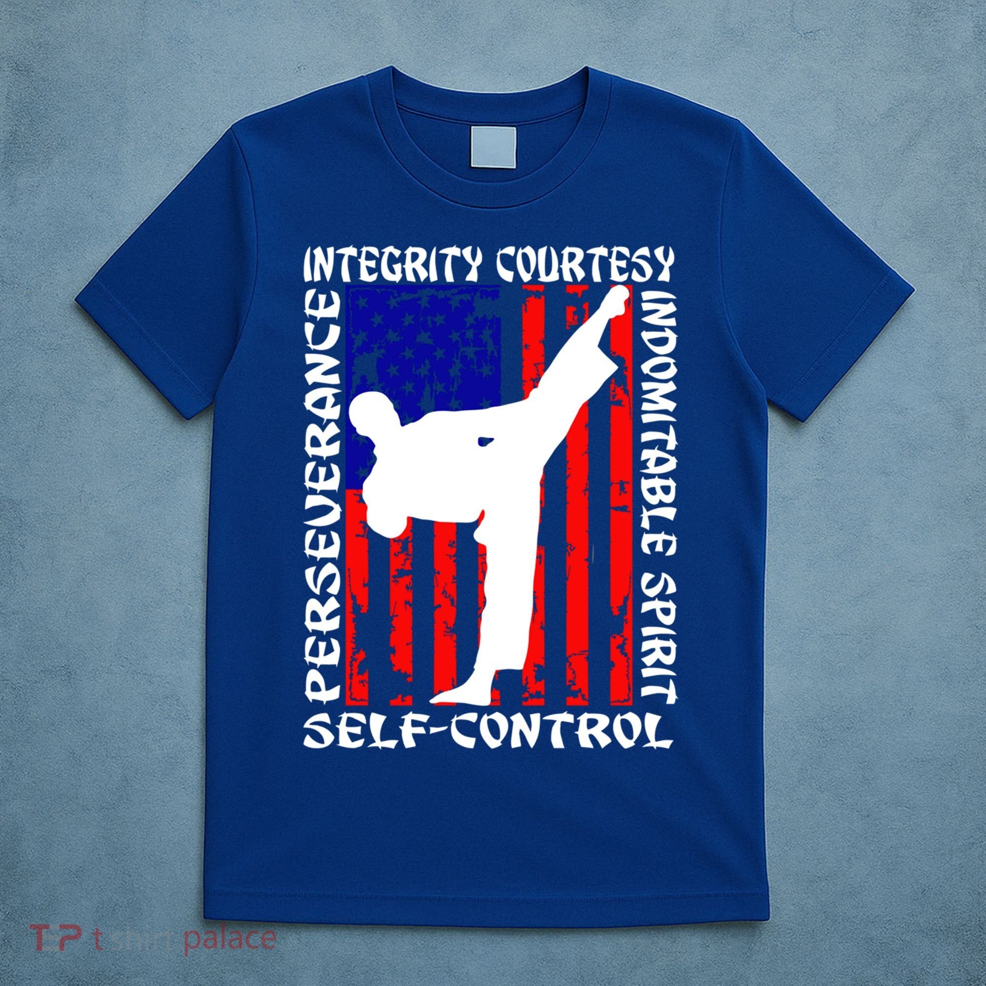 5 Tenets Of Taekwondo Martial Arts Gift T-Shirt