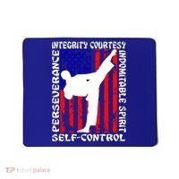 5 Tenets Of Taekwondo Martial Arts Gift Mousepad thumb 0