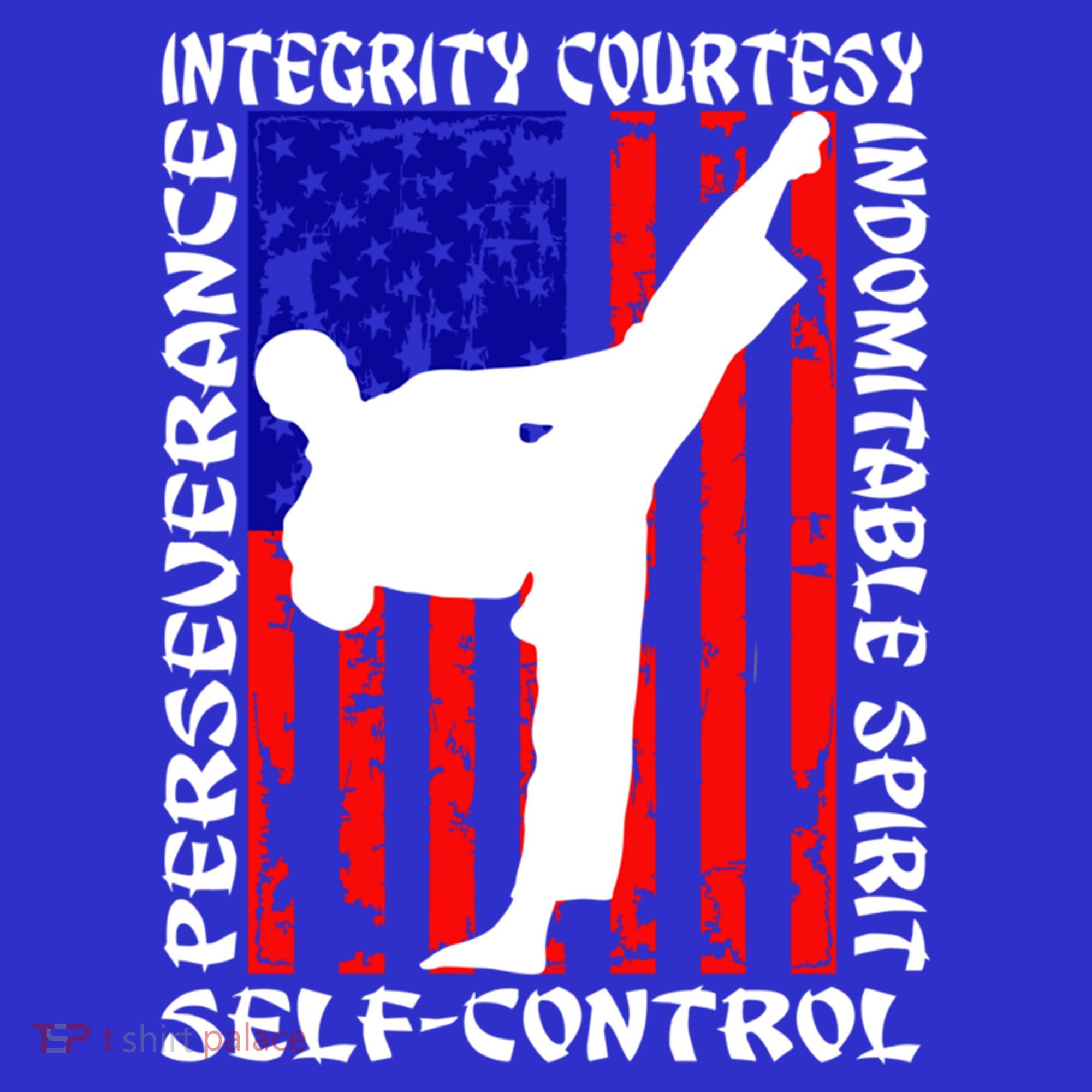 5 Tenets Of Taekwondo Martial Arts Gift Mousepad