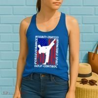 5 Tenets Of Taekwondo Martial Arts Gift Women's Tank Top thumb 2