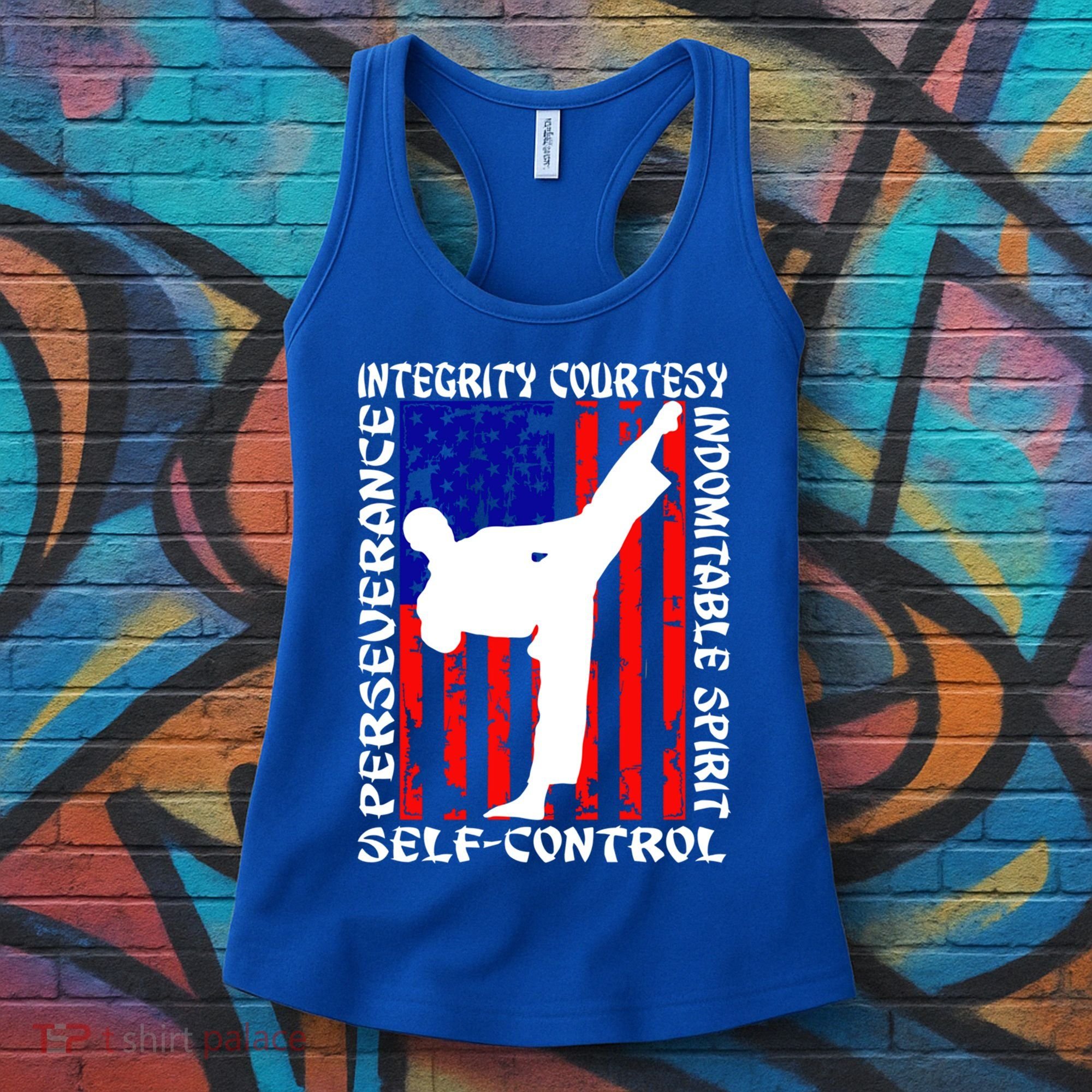 5 Tenets Of Taekwondo Martial Arts Gift Women's Tank Top