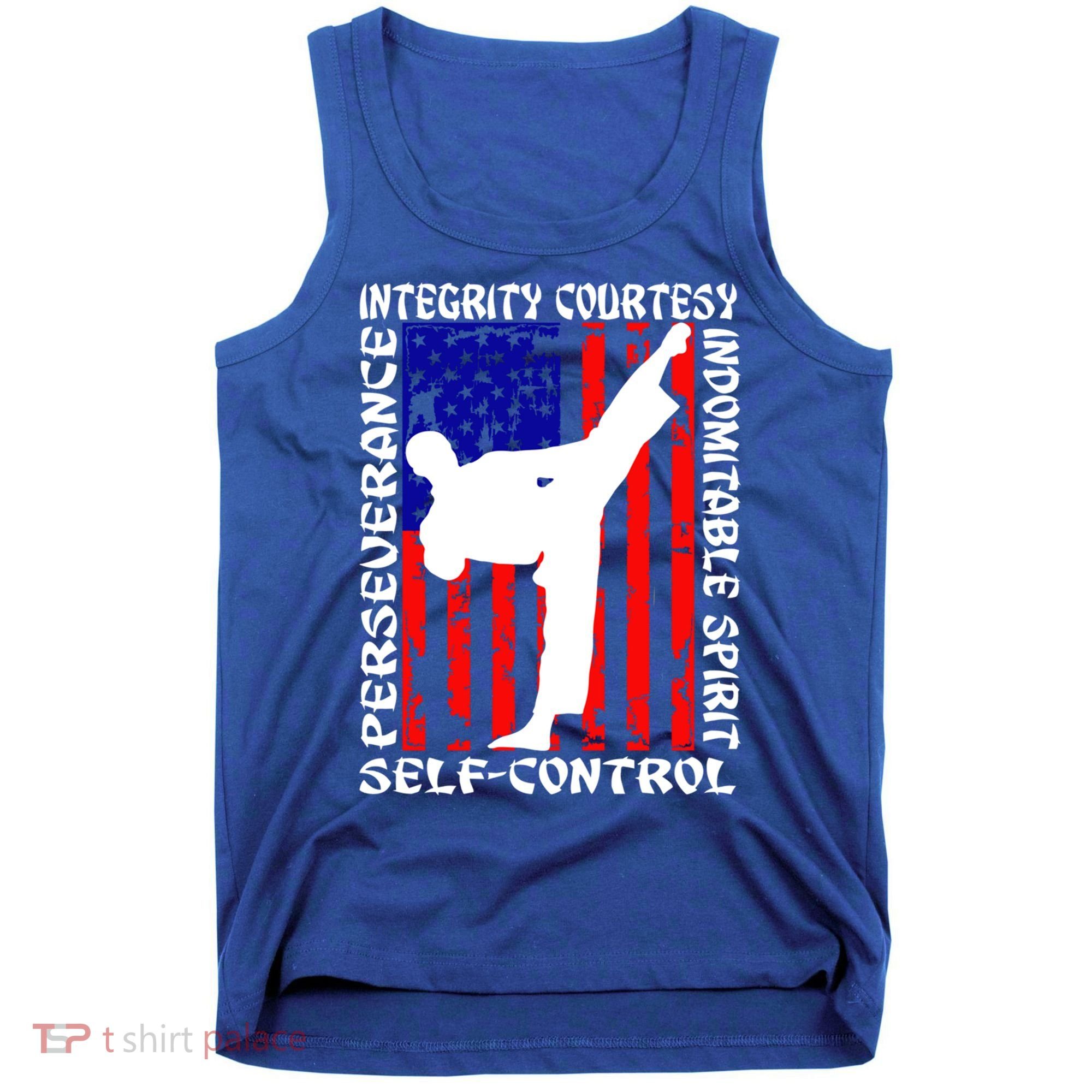 5 Tenets Of Taekwondo Martial Arts Gift Tank Top