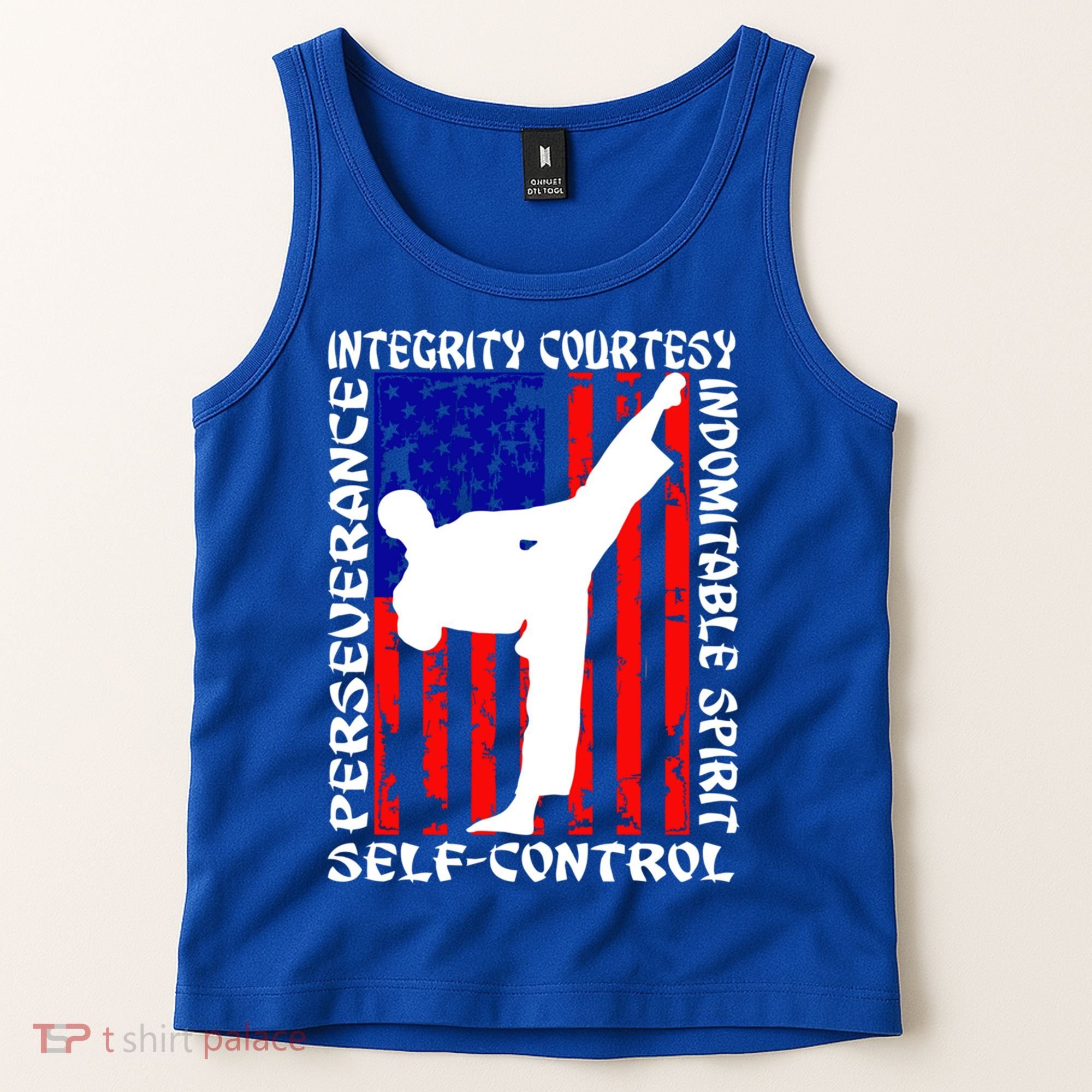 5 Tenets Of Taekwondo Martial Arts Gift Tank Top