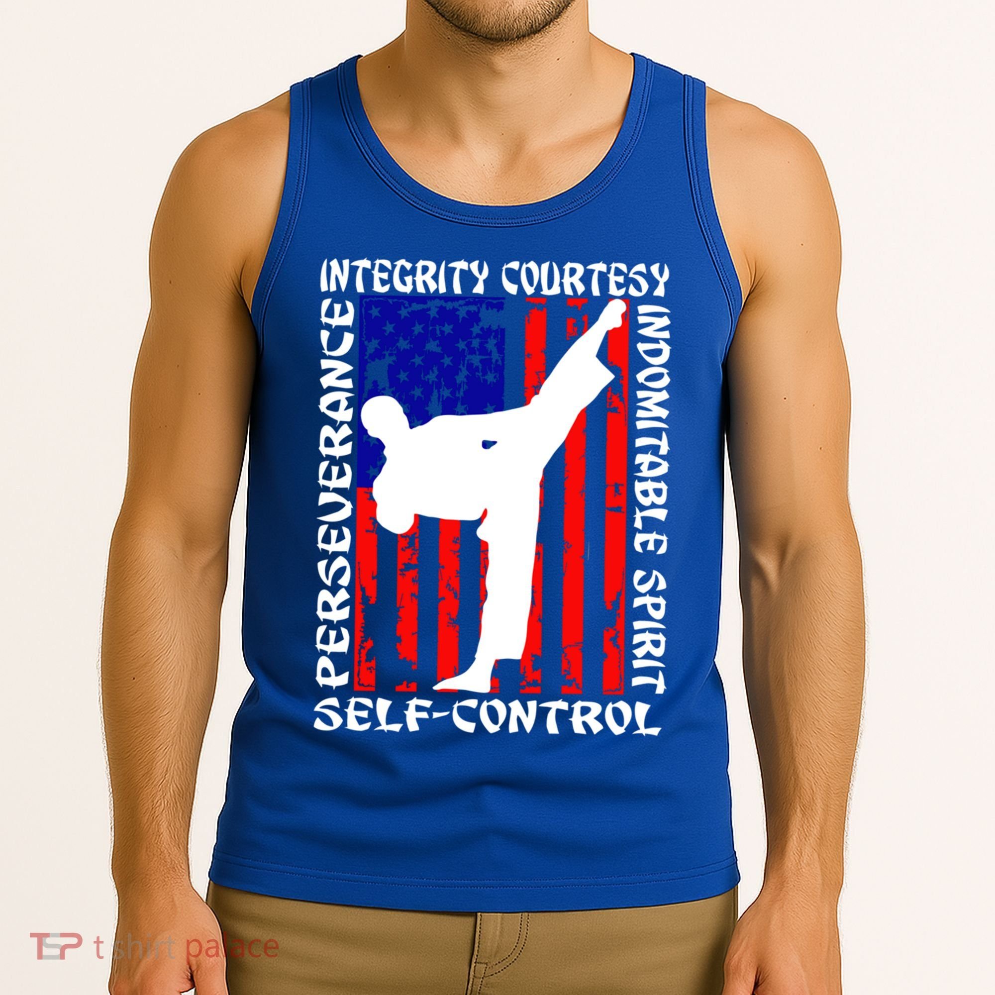5 Tenets Of Taekwondo Martial Arts Gift Tank Top