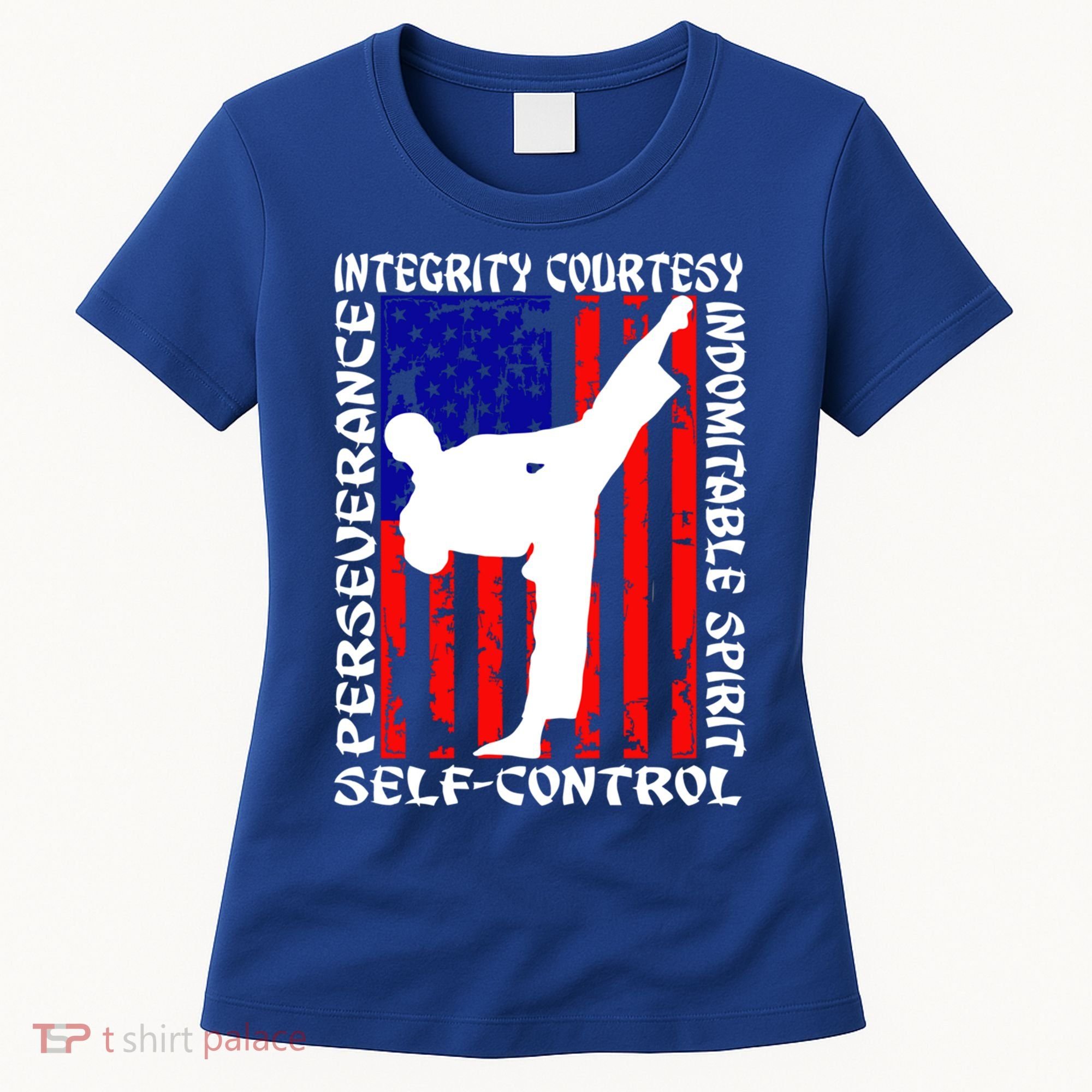 5 Tenets Of Taekwondo Martial Arts Gift Women's T-Shirt